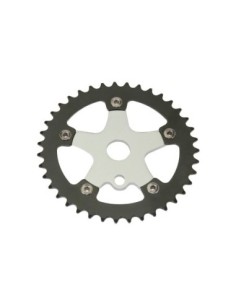 Alloy Chainring 1/2 X 1/8 39t Black Chainring Sliver Spider.